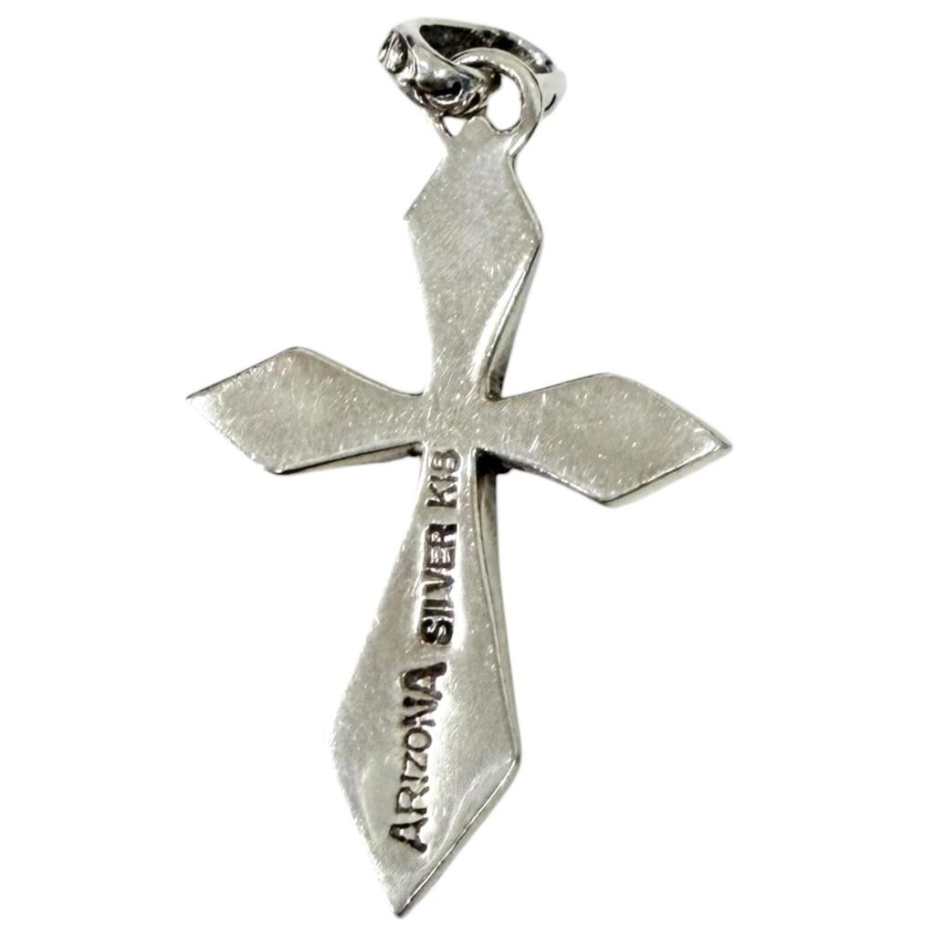 Great ARIZONA FREEDOM Pendant top Cross, Sun God Silver Silver mens Used