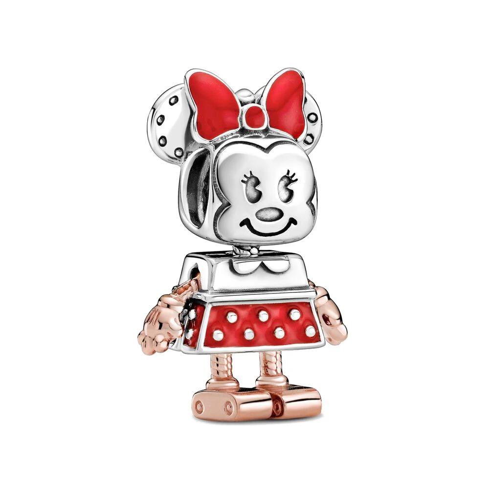 New 925 Silver Miniso  Mouse Castle Hat Princess Pendant For Bracelet DIY Exquisite Jewelry
