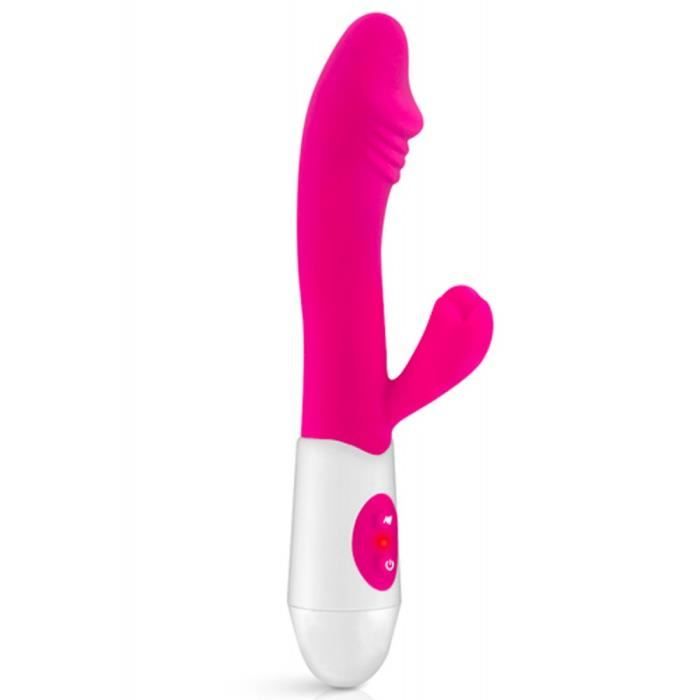 Vibromasseur rabbit avec gland stimulant TU Rose