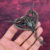 Seraphinite Pendant Copper Wire Wrapped Jewelry Natural Gemstone Handmade Pendant