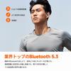 TRUEFREE O1 Wireless Earbuds with Bluetooth 45 Hours of Continuous Sports Comfortable Zero Black 5.3 Technology, Open-Ear Design, Multi-Point, Use,