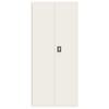 Vidaxl Document Cabinet, White, 90X40X200 Cm, Steel