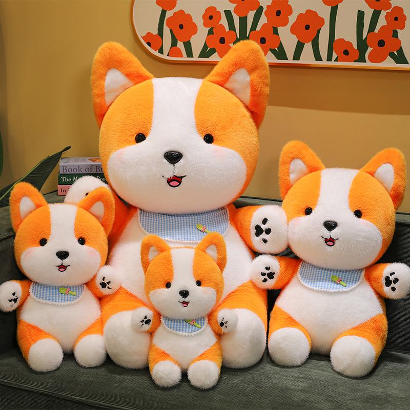 

Corgi Dog Plush Toy Pillow - Cute Gift for Girls 40 cm [0.4 kg]