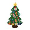 DIY Felt Christmas Tree with Detachable Ornaments Interactive Holiday Activity for Kids to Develop Motor Skills Wall Hanging Decor for Bedroom