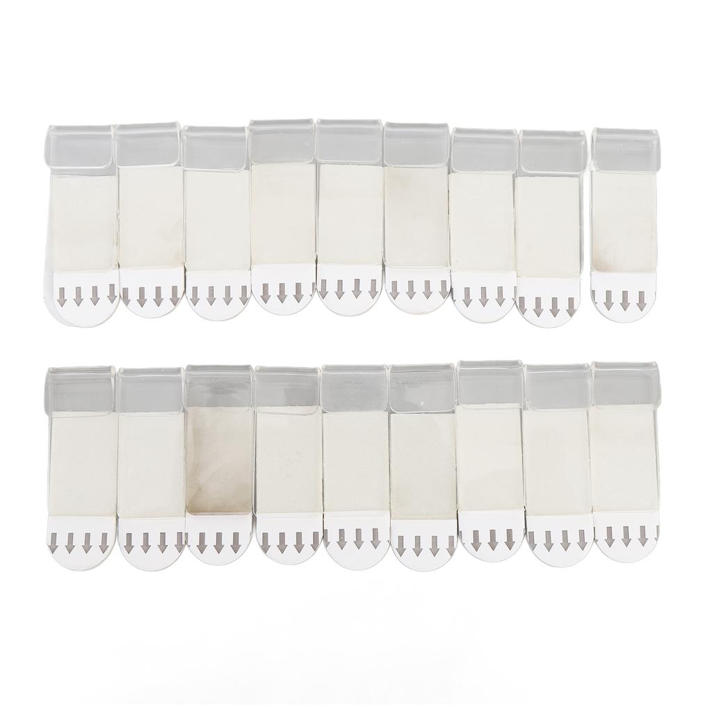 18 Pcs Vinyl Record Wall Mount Self Adhesive Clear Vinyl Display Shelf No Drill Vinyl Storage Shelve