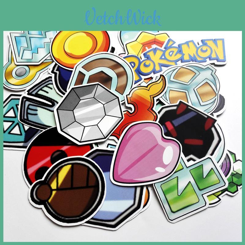 Premium Quality Pokemon Stickers Collection Featuring Mimikyu Pikachu Bulbasaur Sun Moon