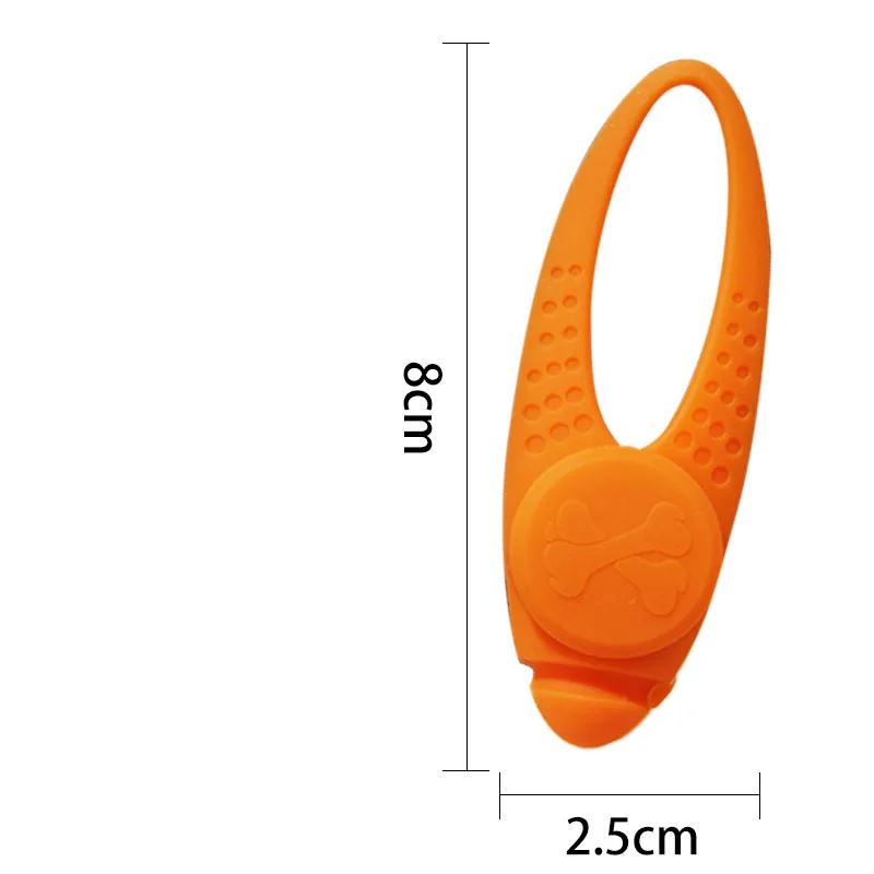 

Светящаяся подвеска для собак с ошейником, светодиодный ошейник для кошек, персонализированный ошейник для собак, светодиодный ночной светильник, подвеска, аксессуары для ошейника оранжевый