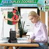 Wireless Voice Duplex Intercom Doorbell 500M House Home Audio with Rechargeable Battery Duplex Door Bell for Factory Office