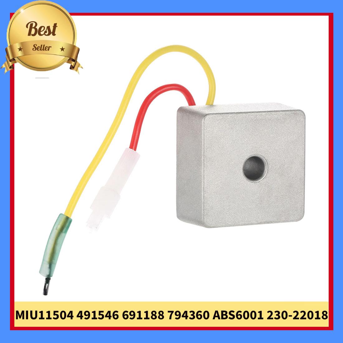 

Lawn mower Generator Regulator Rectifier for Toro DH 220 Lawn Tractor 05-09 MIU11504 491546 691188 794360 ABS6001 230-22018