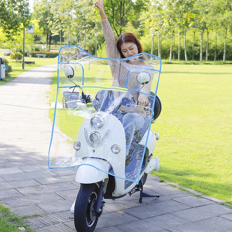 Electric Car and Scooter Transparent Rainproof Windshield Cover