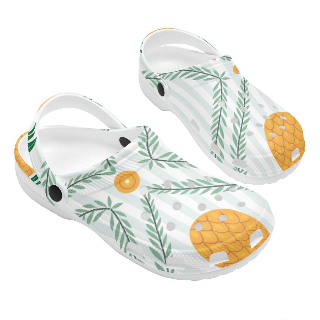 Men Women Graphic Printed EVA Casual Clogs Lightweight Breathable Slip On Soft Sole Shoes Summer Sandals Summer Daily Wear