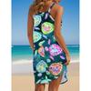 2025 Women's Summer Sleeveless   Print Casual Dress Summer Dress for Holiday Women Clothing