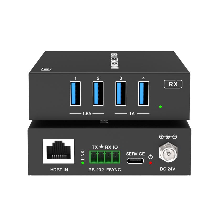 USB Splitter Adapter USB3.0 Extender Transmitter Receiver Adapter Over IP Network Extender 100M by RJ45 CAT6a USB HUB LAN Extensor 5G Network Switch