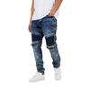 Mens Washed Biker Slim Jeans