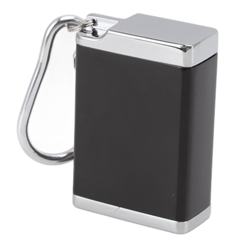 Ashtray Portable Mini Zinc Alloy Fireproof Delicate Ashtray Keychain with Buckle Lid