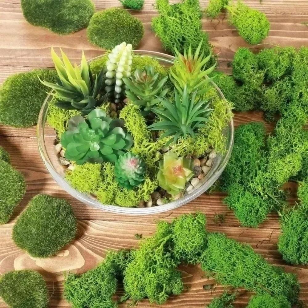 Realistische Textur Künstliche Moospflanzen DIY Basteln Simulation Grünes Moos Bonsai