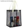 Large Capacity Swimming Bag Mesh Fabric Tote Bag Washbag Wash Pouch  for Women