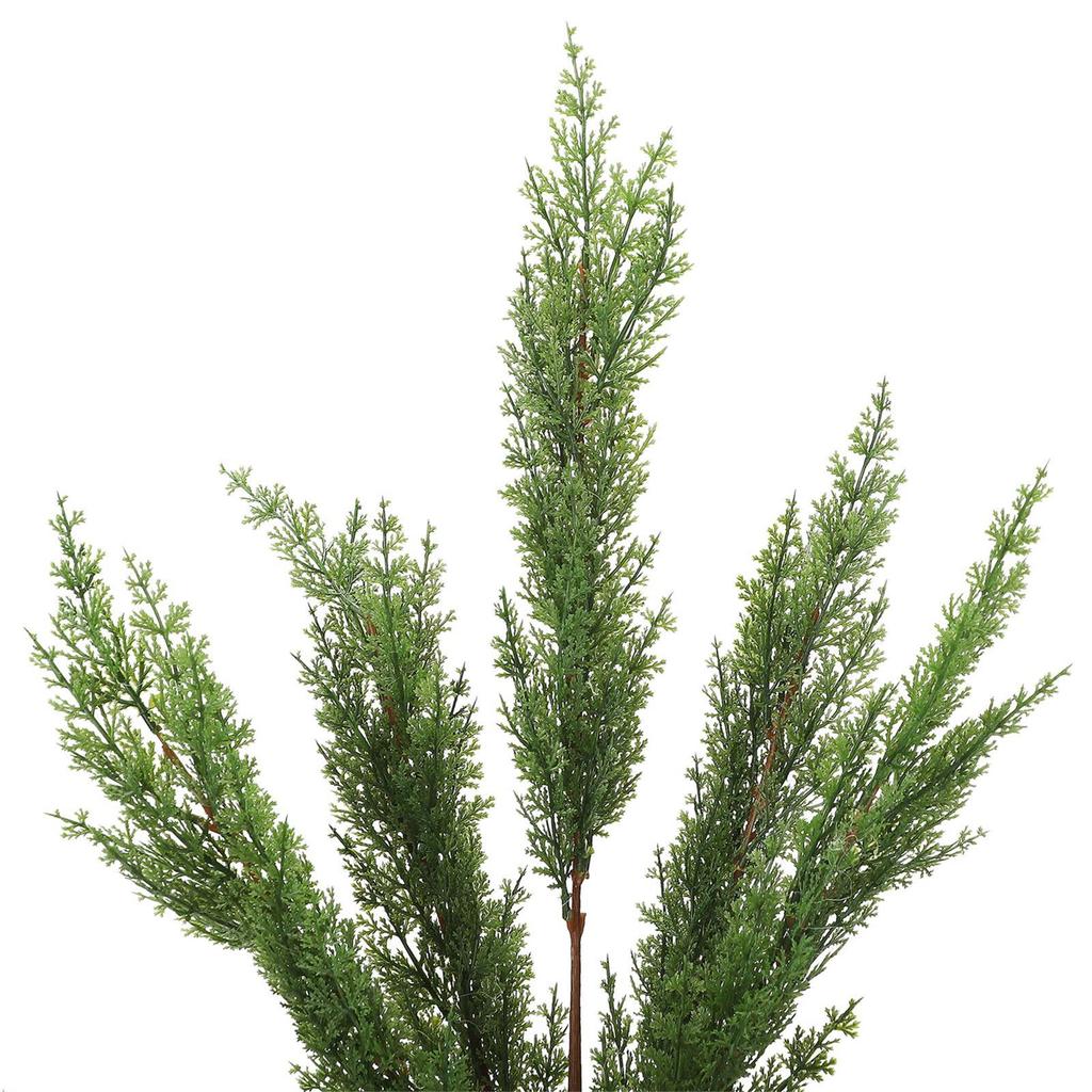 Simulation of Cypress Branches Leaves Simulation Plants for Home Decoration