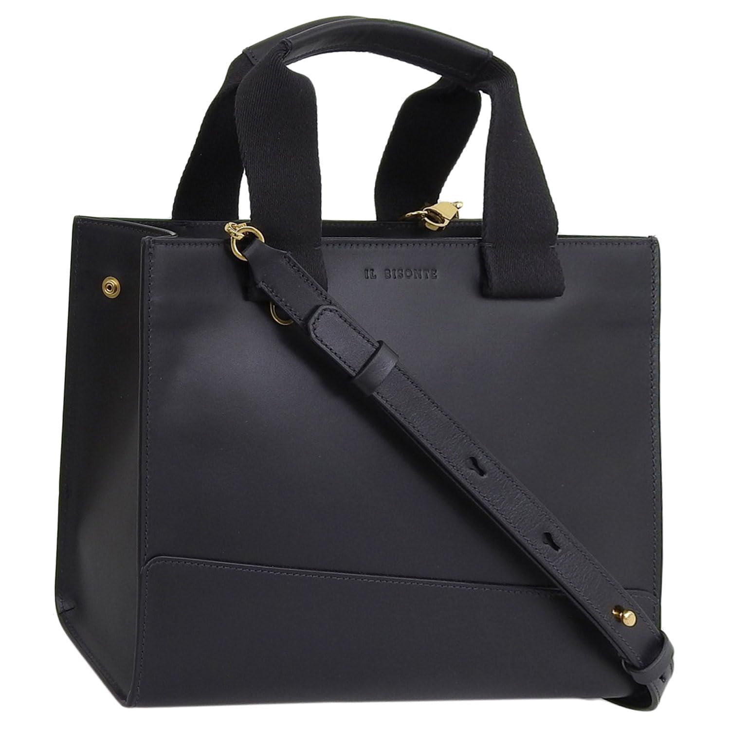 

IL BISONTE Bag Tote Bag 2way Crossbody Shoulder Bag Leather Genuine Leather Brand BHA015PV0041 Unisex Product Women s NERO/Black [Item]