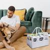 Tragbare Organizer-Tasche für Hundepflegezubehör mit mehreren Taschen