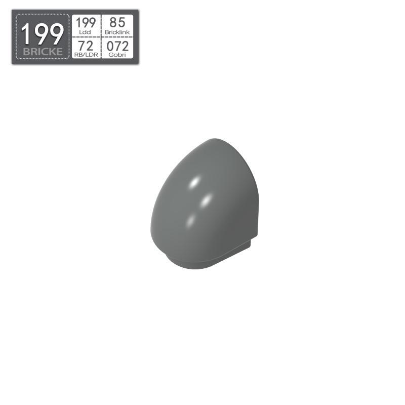 BRICKE 22392 1x1 Mechanical Shoulder Compatible with LEGO for MOC Building 50g (approx. 175 pieces)