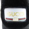 Pristine GUCCI Sneakers Reweb GG Canvas Sherry Line Black Leather 39.5 807057 Used