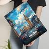 London Big Ben Bus Taxi Landmark Metal Wall Art Decorative Painting for Home Office