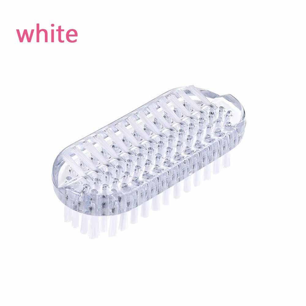 Nail Cleaning Brush Multipurpose Hand Scrubbing Tool Double Sided Bristles for Manicure Pedicure Grooming Care