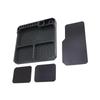 Soft Plastic Repair Storage Tray with 10 Dedicated Slots Compartments and Magnetic Surfaces for Model Assembly