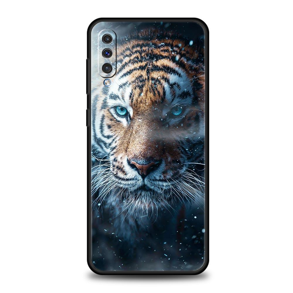 Animal Tiger Lion Case For Samsung Galaxy A12 A22 4G A32 5G A72 A52 A70 A50 A20e A30 A02s A10 A20s A10s A40 A04 Phone Cover Soft