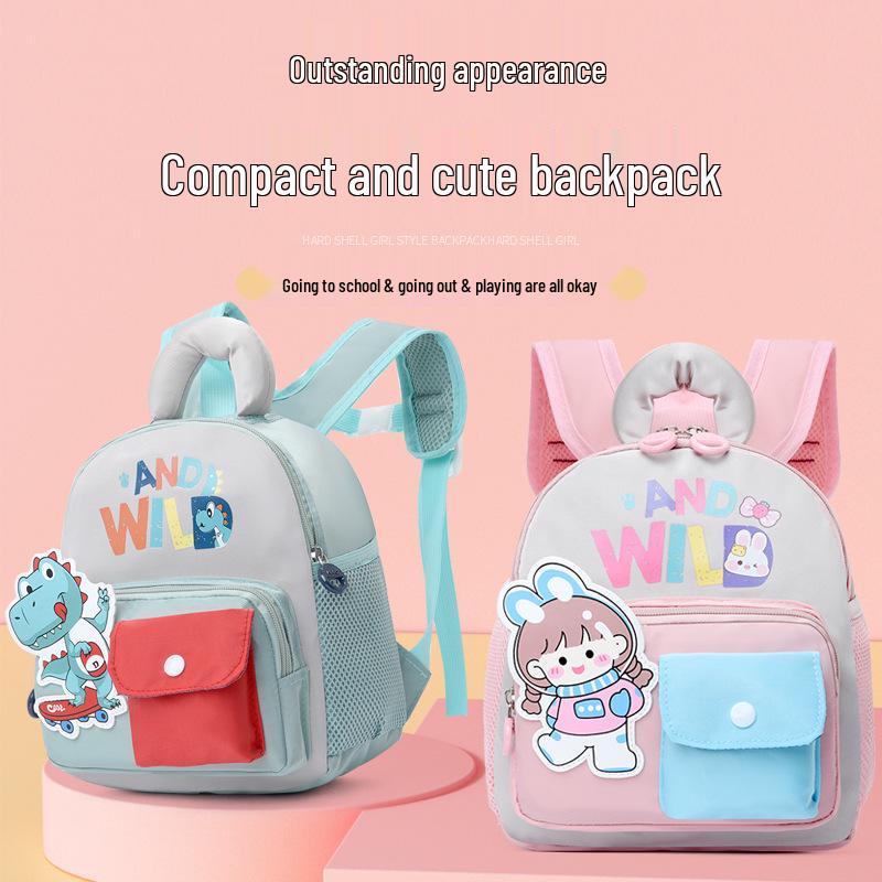 

Kids Anti-Lost Lightweight Backpack - Spine Support for Preschool Boys & Girls розовый