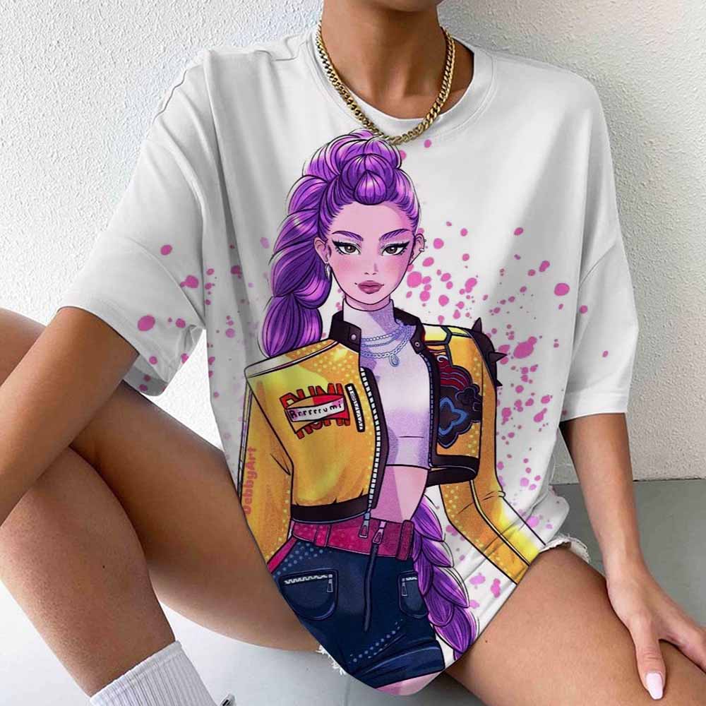 Huntrix Demon Hunters Girls TShirt Mira Rumi Joey Shirt Gift for Kpop Fan Men Women Tee Cotton Comfortable Creative Hipster Tops