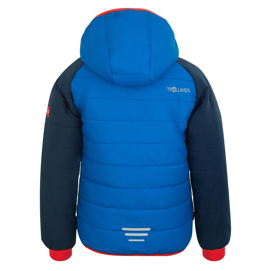 Kurtka zimowa dziecięca Trollkids Kids Hafjell Snow Jacket PRO z kapturem wodoodporna niebieska (514-117)