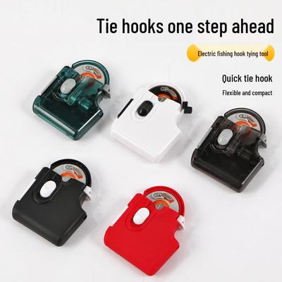 Outil automatique électrique d'attache de hameçons de pêche pour un montage sans effort de l'équipement de pêche