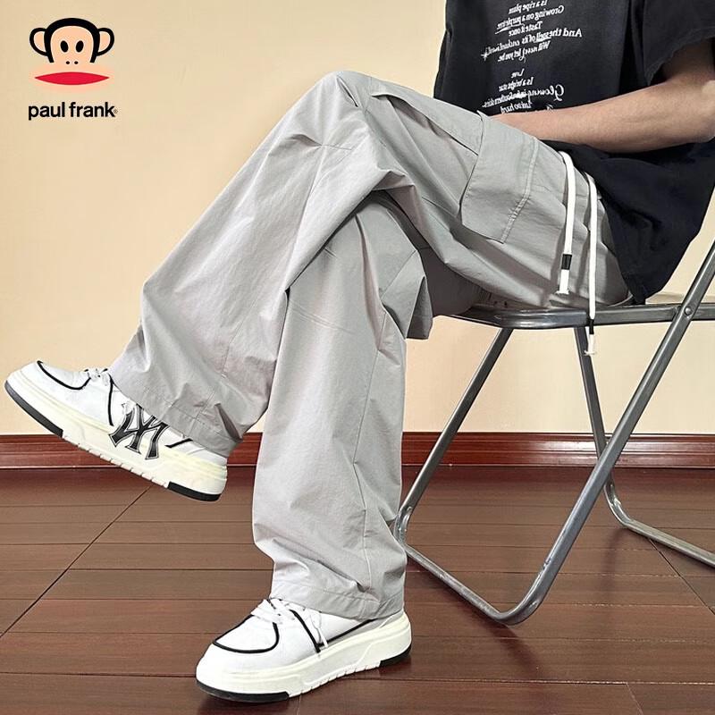 Paul Frank Men's Summer Thin American Paratrooper Cargo Straight-Leg Pants