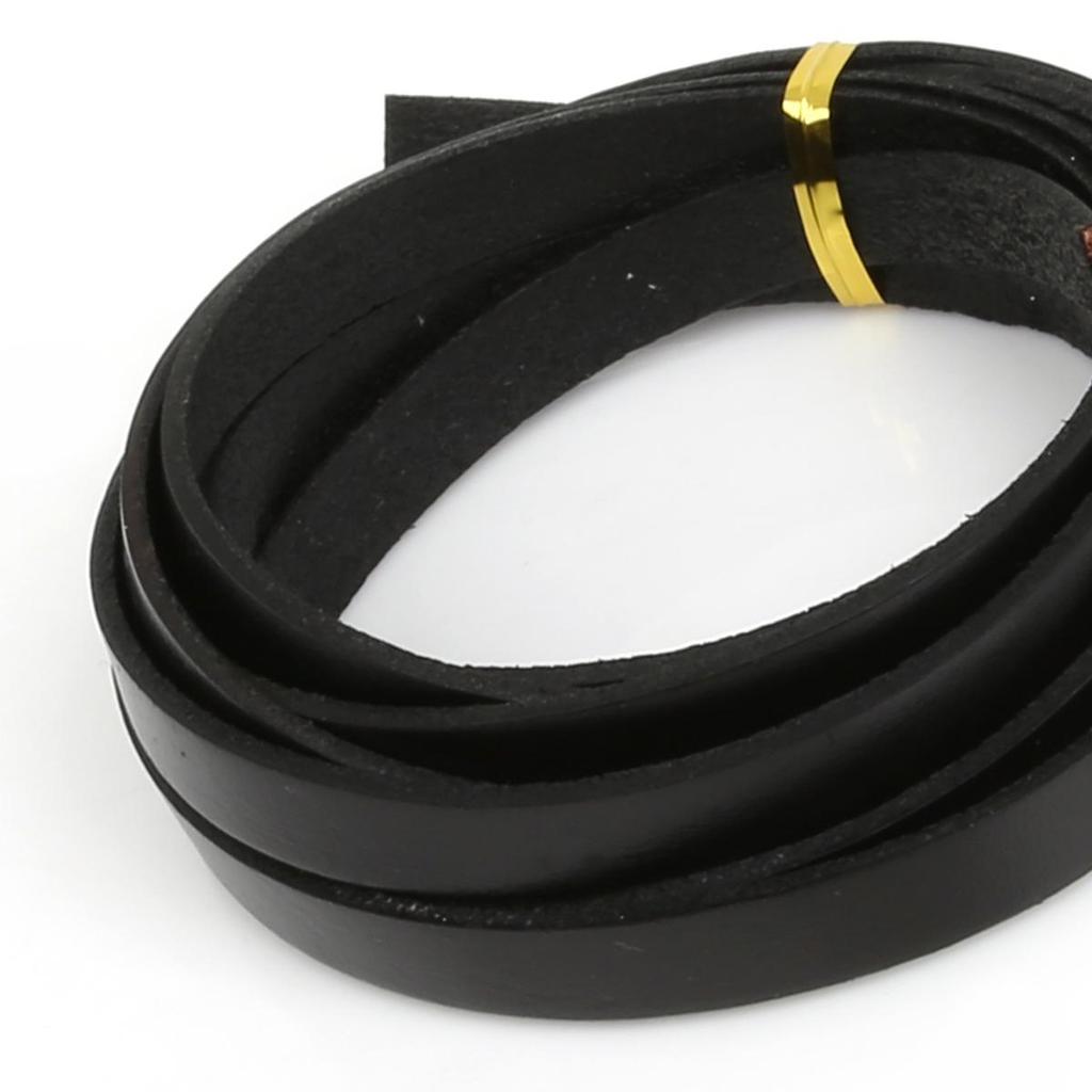 2 Meters High Quality Genuine Leather Cord Flat Strand Cow Leather Rope For Handmade Necklace Bracelets DIY Jewelry
