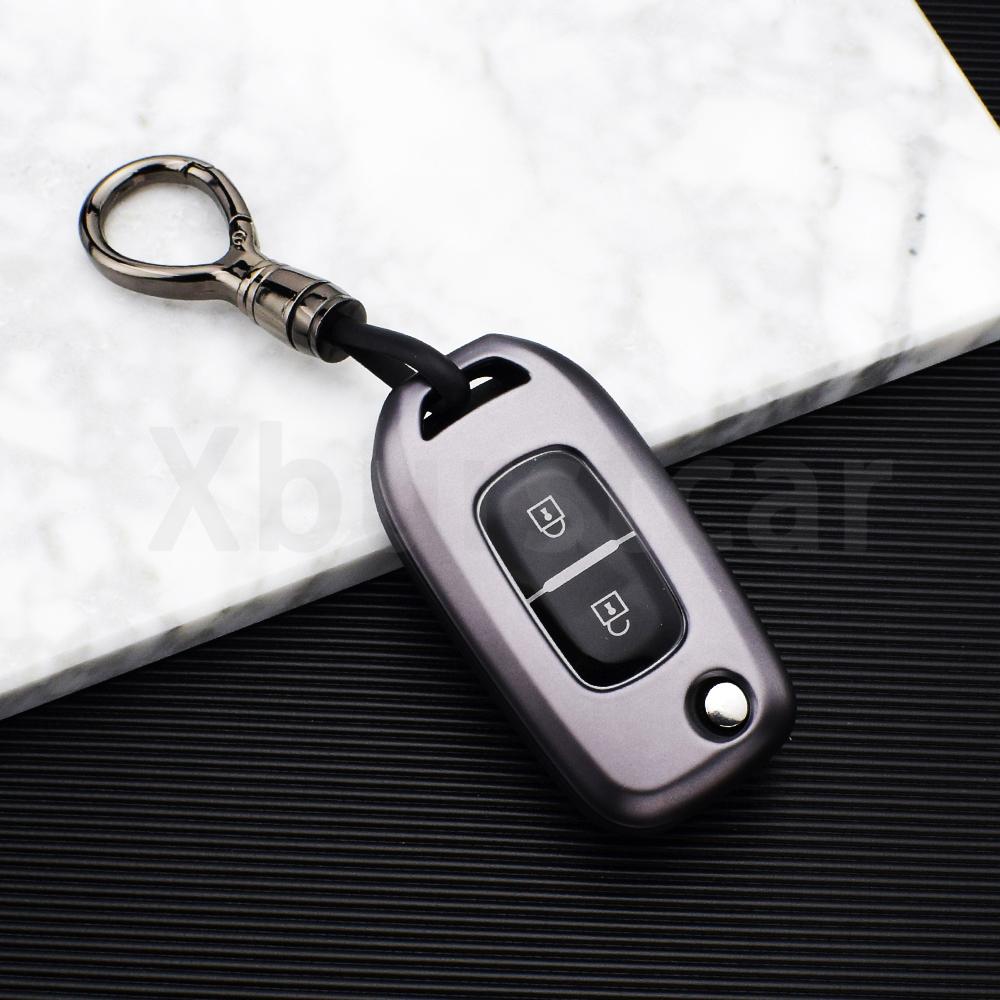 Tpu Remote Flip Key Case Fob Shell Cover Holder For Renault Kadjar Captur Symbol Koleos Megane 2/3 Buttons
