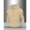 American Men's Fashionable Casual Sports Hooded Sweatshirt, Street Fashion Multifunctional Top Hooded Sweatshirt