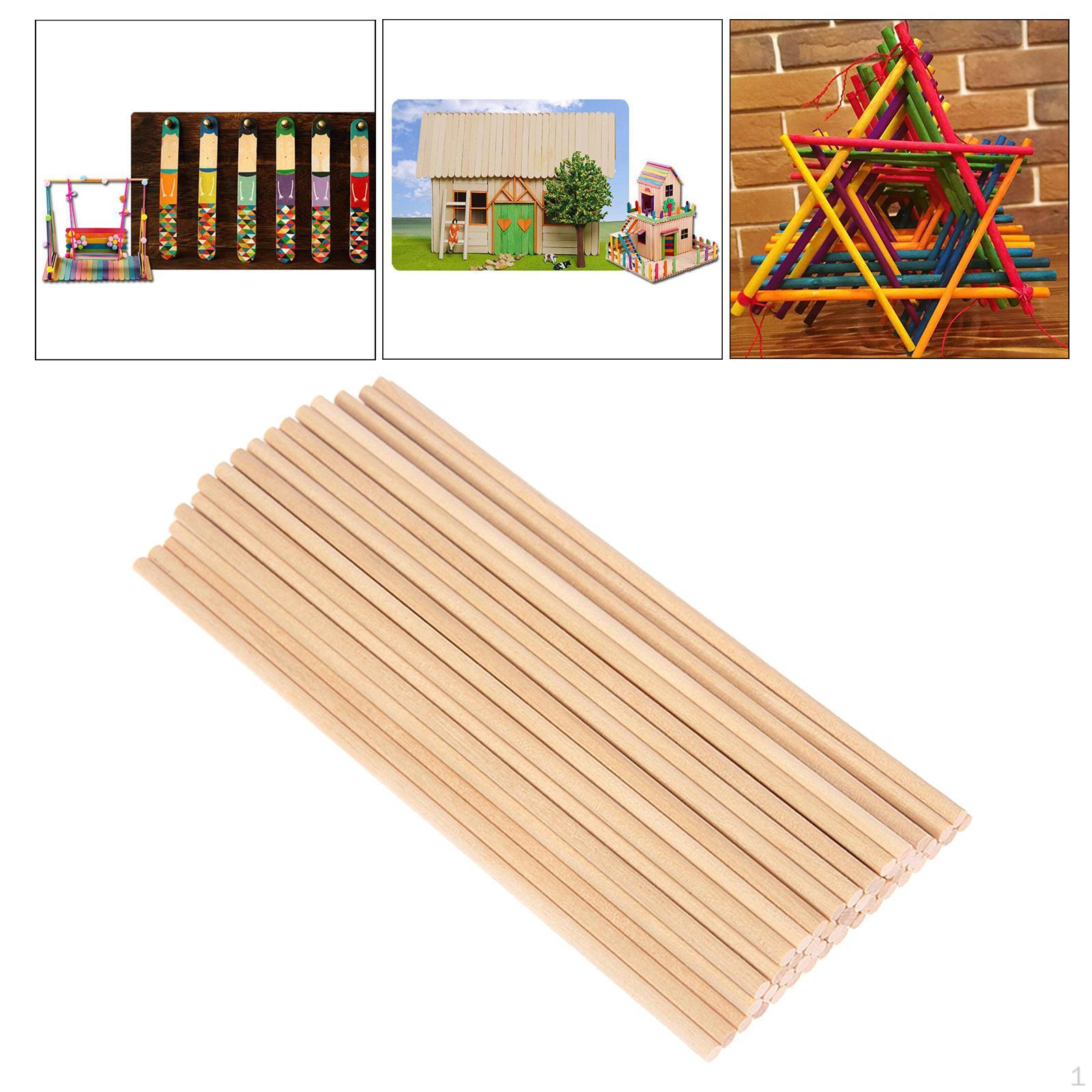 Деревянные круглые шканты Искусство и ремесла Строительное моделирование 20cm