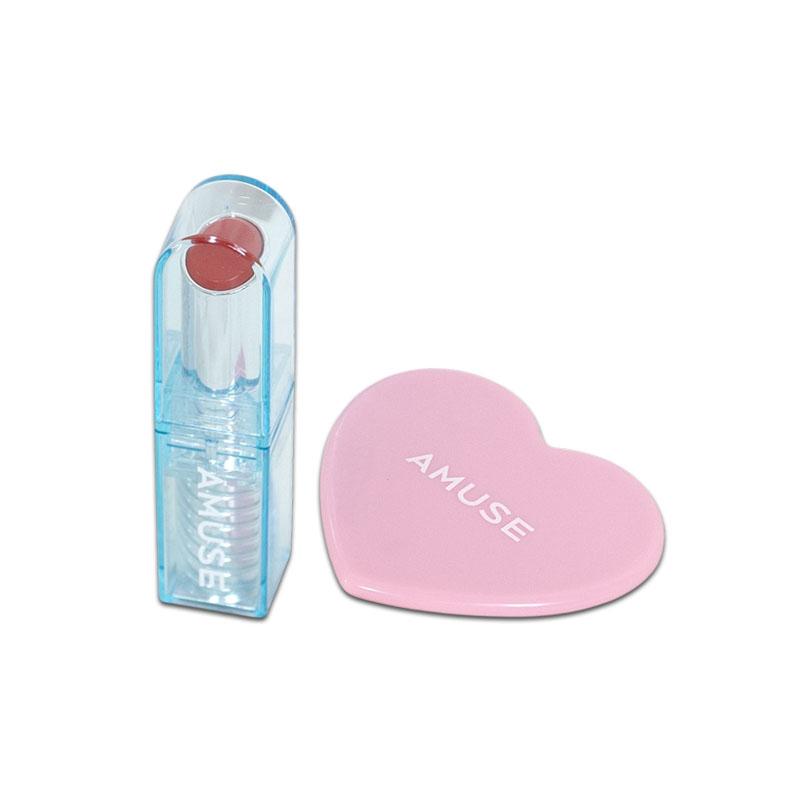 AMUSE Dew Balm 04 Cherry Special Set Hydrating Glossy Lip Balm 04 Cherry