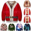 Festive Men's Christmas 3d Graphic Print Pullover Hoodie Sweatshirt With Soft Material