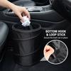 Foldable Car Trash Can,Portable Pop Up Trash Can with Elastic Band and Hanging Loop Waterproof CarGarbage Cans for Truck Auto SUV Vehicle RV Camping
