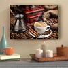 Vintage Coffee Latte Poster Canvas Painting Print Wall Art Decorative Afternoon Tea Picture For Cafe Bars Kitchen Home Decor Unframed