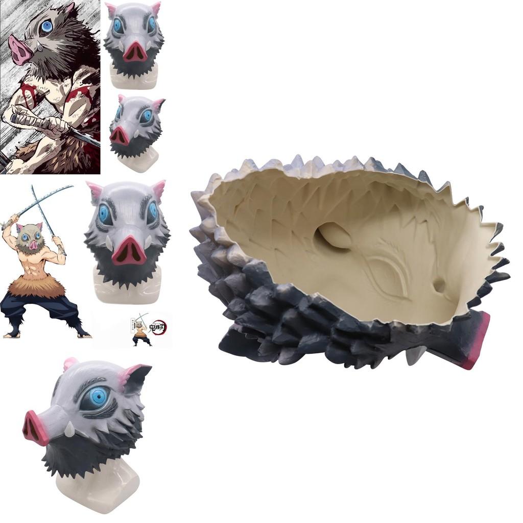 Authentic Demon Slayer Kimetsu No Yaiba Hashibira Inosuke Wild Boar Mask For Anime Fans