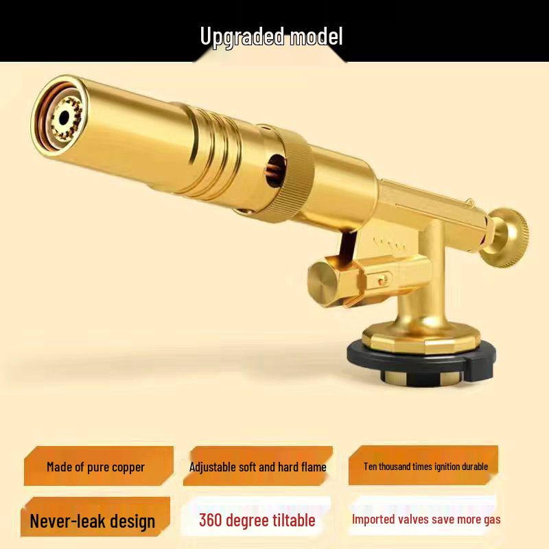 Portable All-Copper Blowtorch for Singeing Pig Hair and Household Welding Tasks