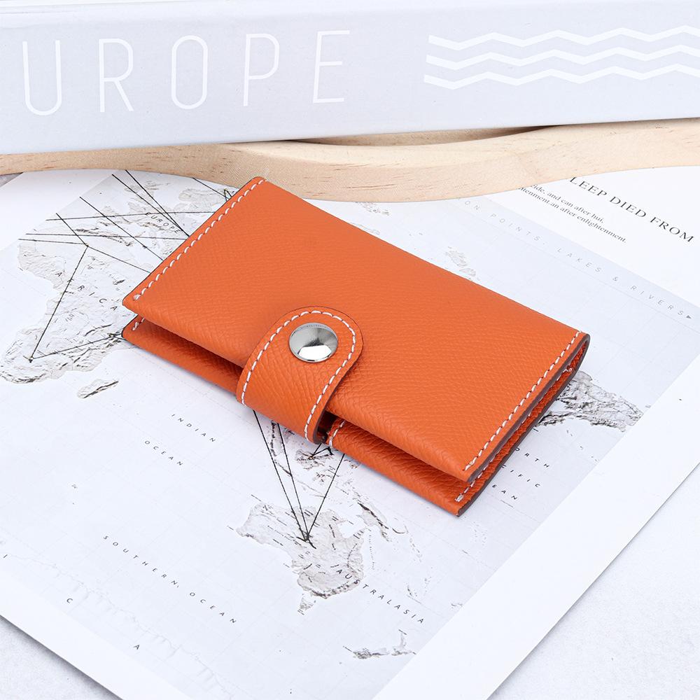 Trendy Women's Leather Cards Wallet Multi-pocket Compact Bifold Card Holder, Stylish Credit Card Case for Daily & Travel Storage