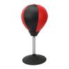 Desktop Boxsack Stressabbau Indoor Boxausrüstung Tisch Boxball mit großem Saugnapf Rötlich Schwarz