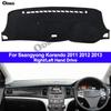 Car Dashboard Cover Dash Mat Carpet Cape For Ssangyong Korando 2011 2012 2013 LHD RHD 2 Layers Auto Sunshade Anti-sun Cushion
