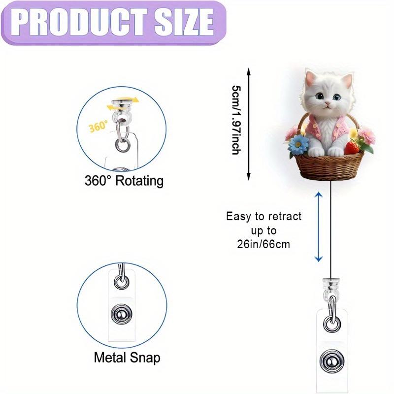 Fashionable Nurse Badge Scroll, a Fun Extendable Accessory for Medical and Education Professionals.