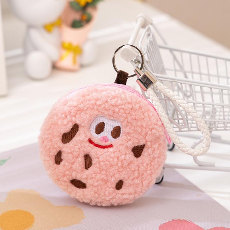 Cookie Cartoon Pattern Plush Cushion Pillow With Pp Cotton Fill For Home Office